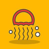 Jellyfish Vector Icon Design