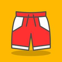 Swimming Trunks Vector Icon Design