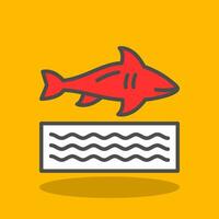 Shark Vector Icon Design