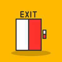 Exit Vector Icon Design