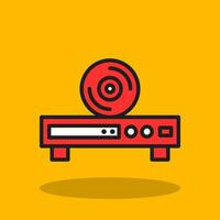 Dvd Player Vector Icon Design