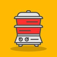 Steamer Vector Icon Design