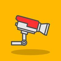 Security Camera Vector Icon Design