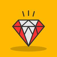 diseño de icono de vector de diamante