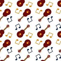 Music Background Seamless Pattern vector