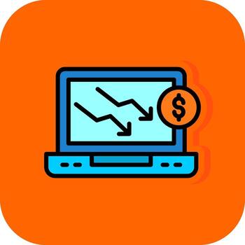 Decrease Vector Icon Design