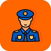 Police Vector Icon Design