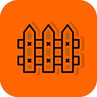 Fence Vector Icon Design