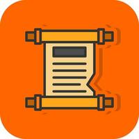 Scroll Vector Icon Design