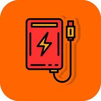 diseño de icono de vector de banco de energía