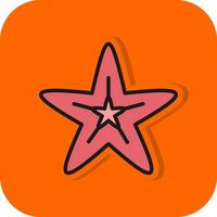 Starfish Vector Icon Design