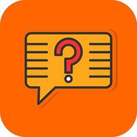 Question Vector Icon Design