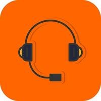 Headset Vector Icon Design