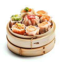 Dimsum product photography white background photo