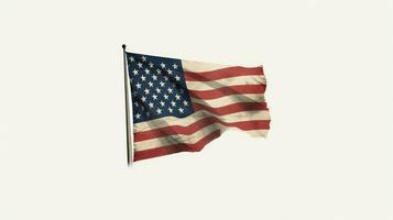 americano bandera ondulación fotorrealista detallado foto
