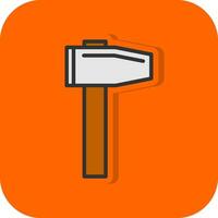 Hammer Vector Icon Design