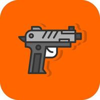 Pistol Vector Icon Design