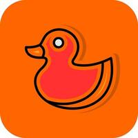 Rubber Duck Vector Icon Design