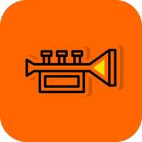 Trumpet Vector Icon Design