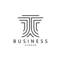 Minimal Initial T Letter Logo, Modern And Luxury Geometric Design, Icon Vector Template Element