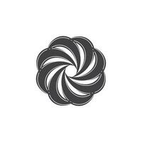 Circle Ring swirl Abstract Logo Vector