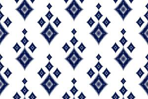 adorno folclórico geométrico ikat. textura de vector étnico tribal. patrón de rayas sin costuras en estilo azteca. figura bordado tribal. indio, escandinavo, gitano, mexicano, patrón popular.