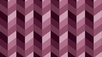 Magenta red simple zig-zag pattern seamless background moving downwards, loopable background video