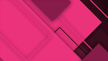 Magenta red color diagonal moving rectangular box professional background video