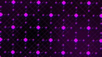 Pink color flickering square shape digital abstract background video