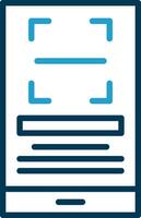 Qr Scan Vector Icon Design