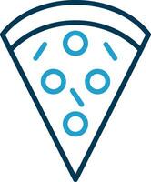 Pizza Slice Vector Icon Design