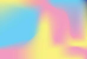 Abstract background with holographic effect, gradient blur. vector