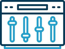 Equalizer Vector Icon Design