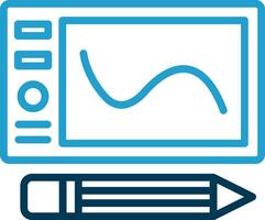 Graphic Tablet Vector Icon Design