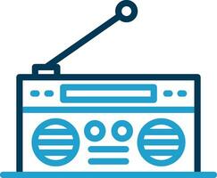 diseño de icono de vector de radio