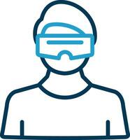 Virtual Reality Vector Icon Design