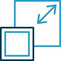 Resize Vector Icon Design