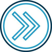 Chevron Right Vector Icon Design