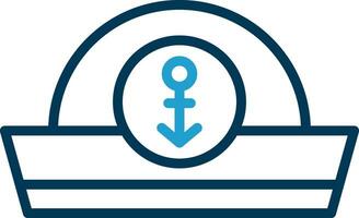 marinero gorra vector icono diseño