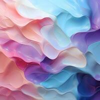 Pastel Curvy Texture Waves photo