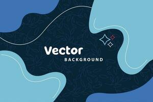 Abstract shapes background with vector design