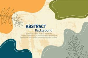 Abstract shapes background with vector design