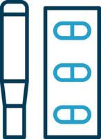 Nicotine Inhaler Vector Icon Design