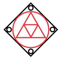 esotérico magia símbolo espiritual vector