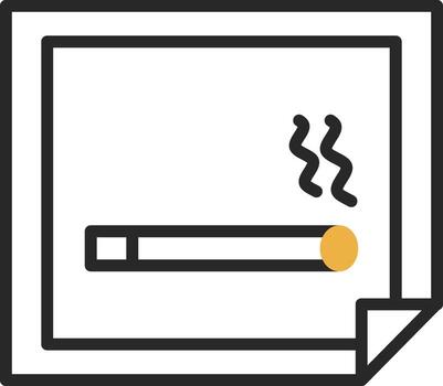 Nicotine Patch Vector Icon Design