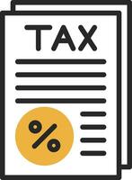 Tax Vector Icon Design