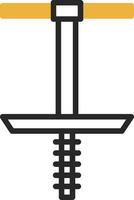 Pogo Stick Vector Icon Design