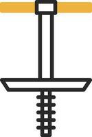 Pogo Stick Vector Icon Design