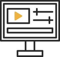 Video Edition Vector Icon Design