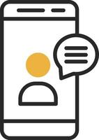 Online CHat Vector Icon Design